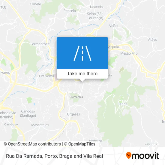 Rua Da Ramada map