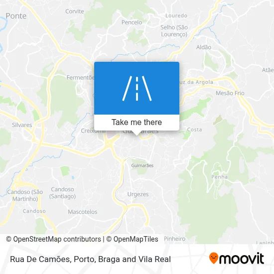 Rua De Camões map