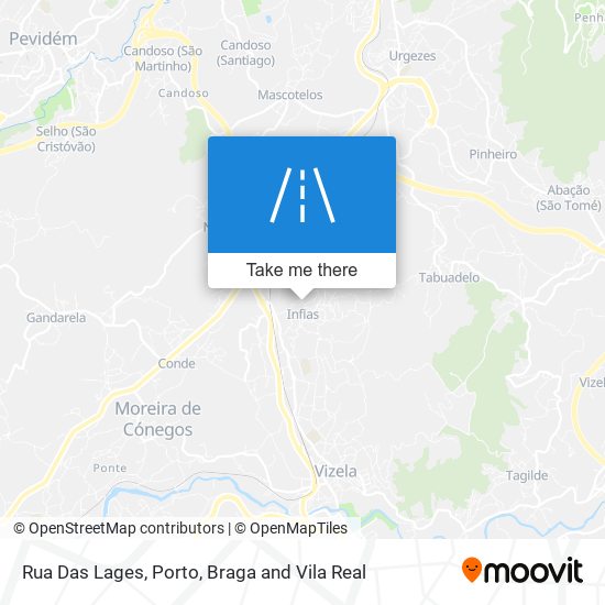 Rua Das Lages map