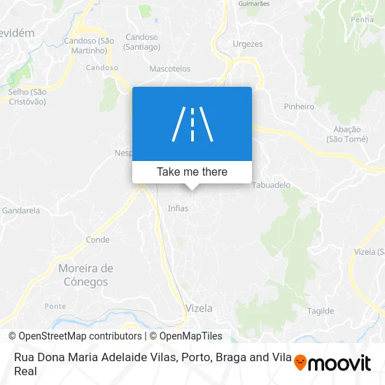 Rua Dona Maria Adelaide Vilas map