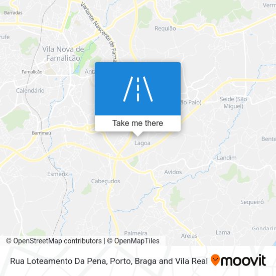 Rua Loteamento Da Pena map