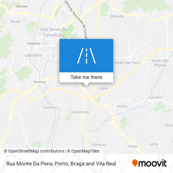 Rua Monte Da Pena map