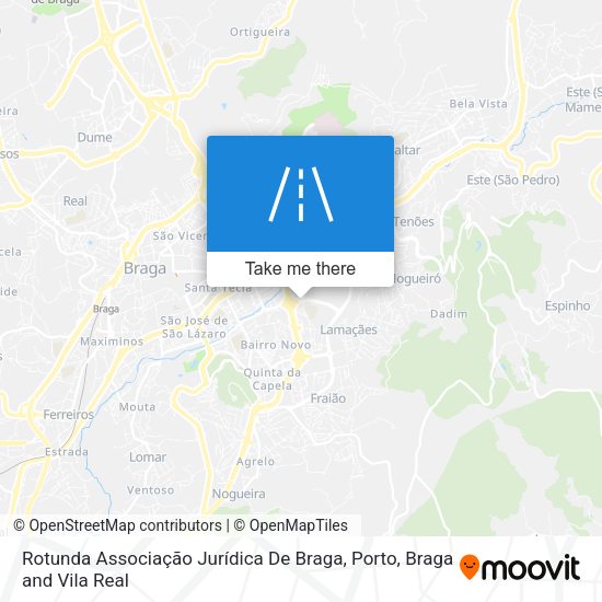 Rotunda Associação Jurídica De Braga map