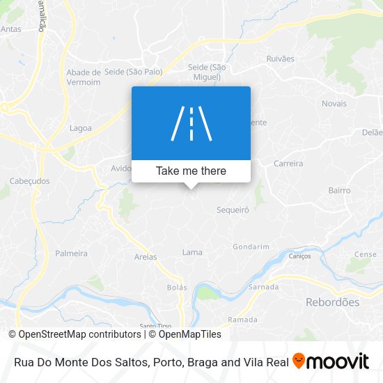Rua Do Monte Dos Saltos map