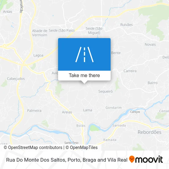 Rua Do Monte Dos Saltos map