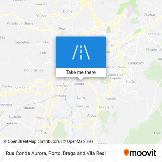 Rua Conde Aurora map