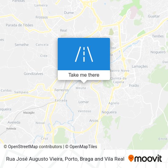 Rua José Augusto Vieira map