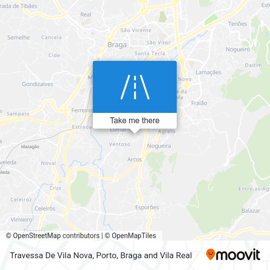 Travessa De Vila Nova mapa