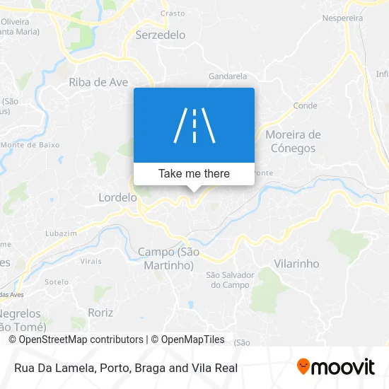 Rua Da Lamela map