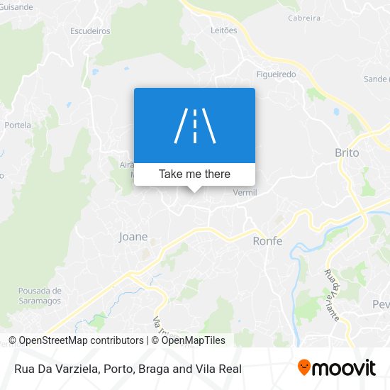 Rua Da Varziela map