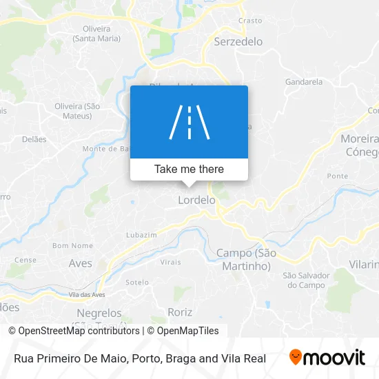 Rua Primeiro De Maio map