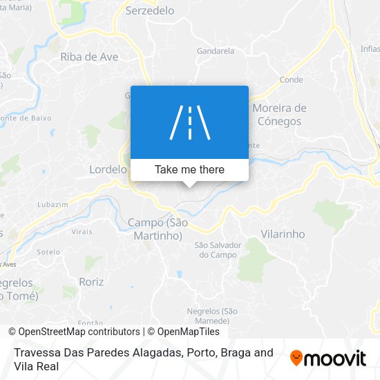Travessa Das Paredes Alagadas map