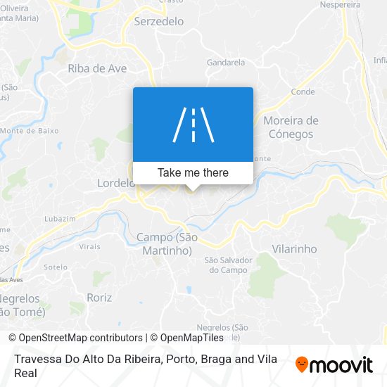 Travessa Do Alto Da Ribeira map