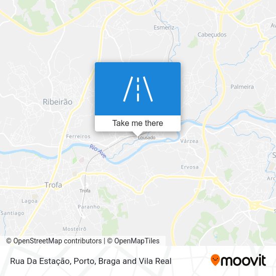 Rua Da Estação mapa