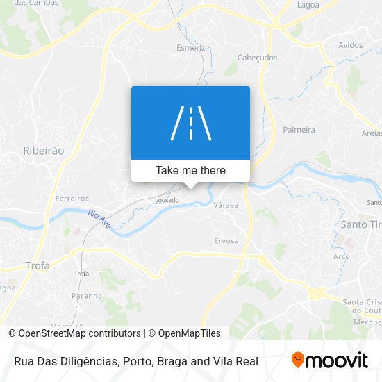 Rua Das Diligências map