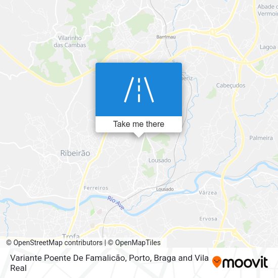 Variante Poente De Famalicão map