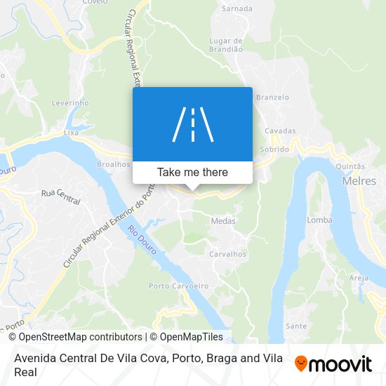 Avenida Central De Vila Cova map