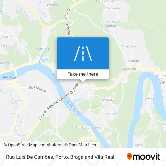 Rua Luis De Camões mapa