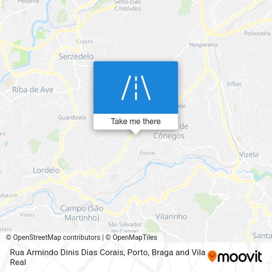 Rua Armindo Dinis Dias Corais map