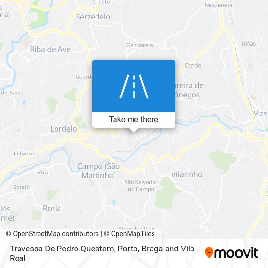 Travessa De Pedro Questem mapa