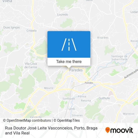 Rua Doutor José Leite Vasconcelos mapa