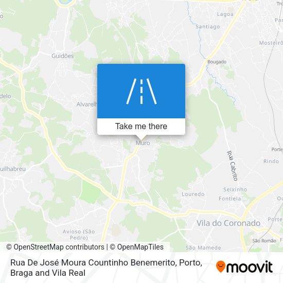 Rua De José Moura Countinho Benemerito mapa