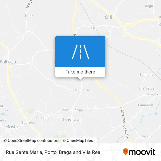 Rua Santa Maria map