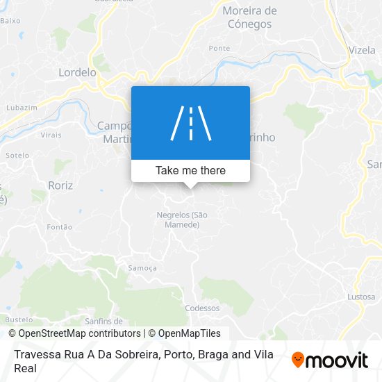 Travessa Rua A Da Sobreira map