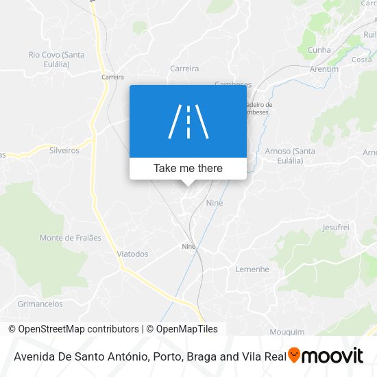 Avenida De Santo António map