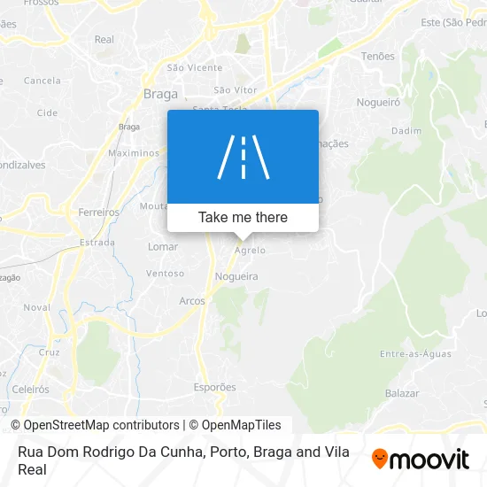 Rua Dom Rodrigo Da Cunha map