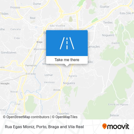 Rua Egas Moniz map