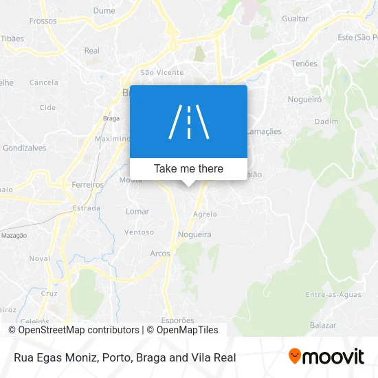 Rua Egas Moniz map