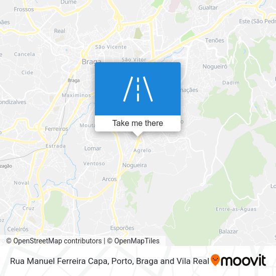 Rua Manuel Ferreira Capa mapa