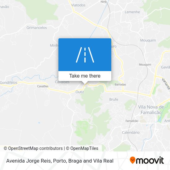 Avenida Jorge Reis mapa