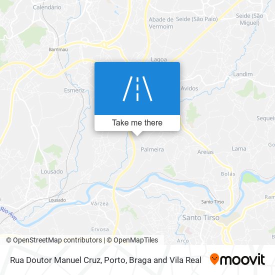 Rua Doutor Manuel Cruz map