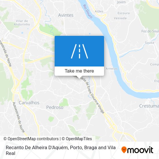 Recanto De Alheira D'Aquém map