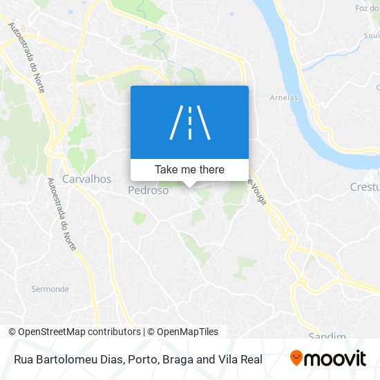 Rua Bartolomeu Dias map