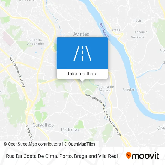 Rua Da Costa De Cima map