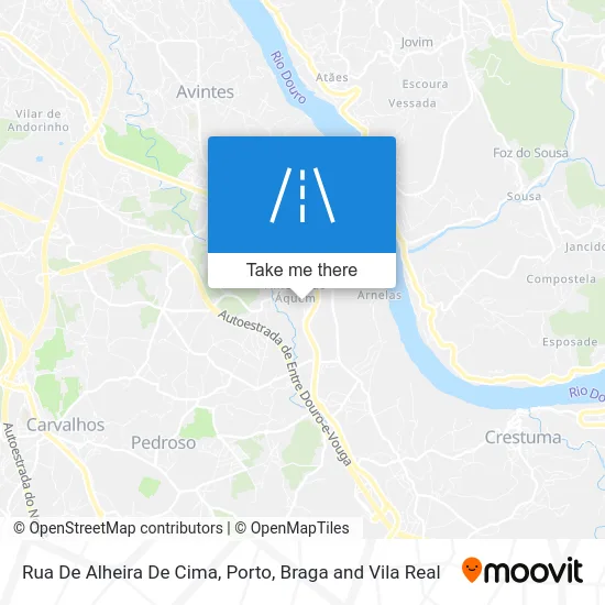 Rua De Alheira De Cima map