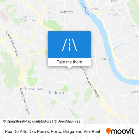 Rua Do Alto Das Penas map