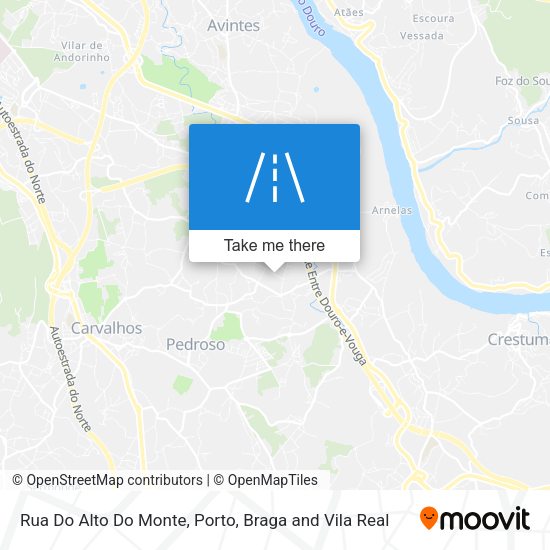 Rua Do Alto Do Monte mapa