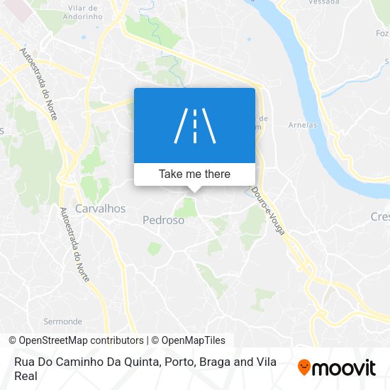 Rua Do Caminho Da Quinta mapa