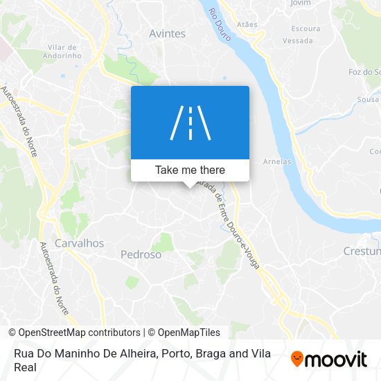 Rua Do Maninho De Alheira map