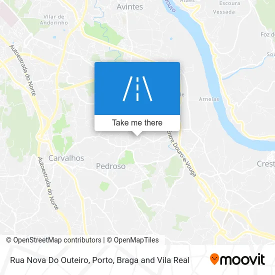 Rua Nova Do Outeiro map