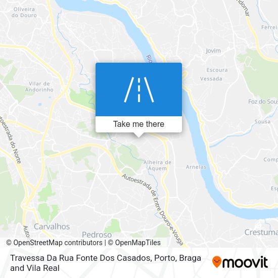 Travessa Da Rua Fonte Dos Casados map