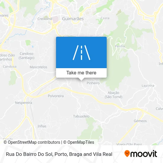 Rua Do Bairro Do Sol map