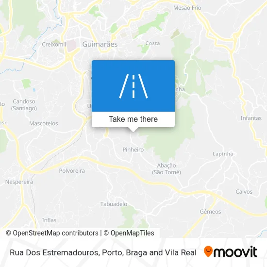 Rua Dos Estremadouros map