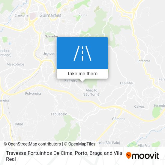 Travessa Fortuinhos De Cima map