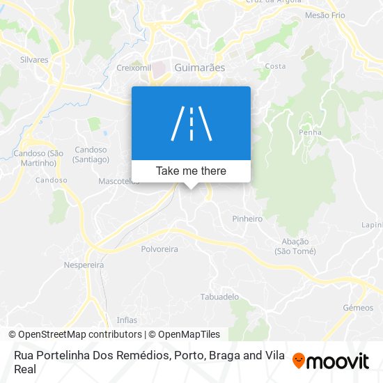 Rua Portelinha Dos Remédios map