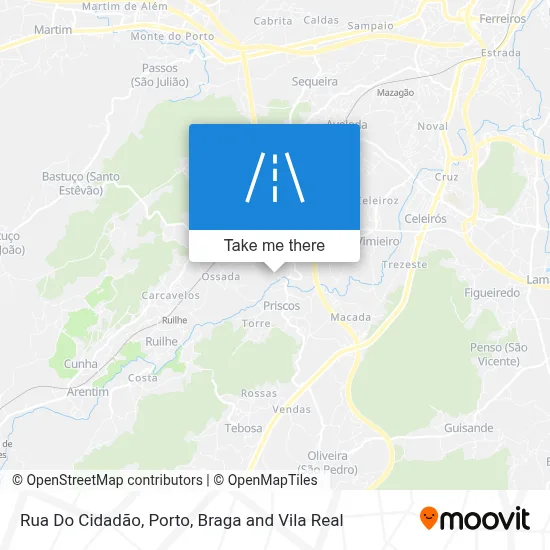 Rua Do Cidadão map